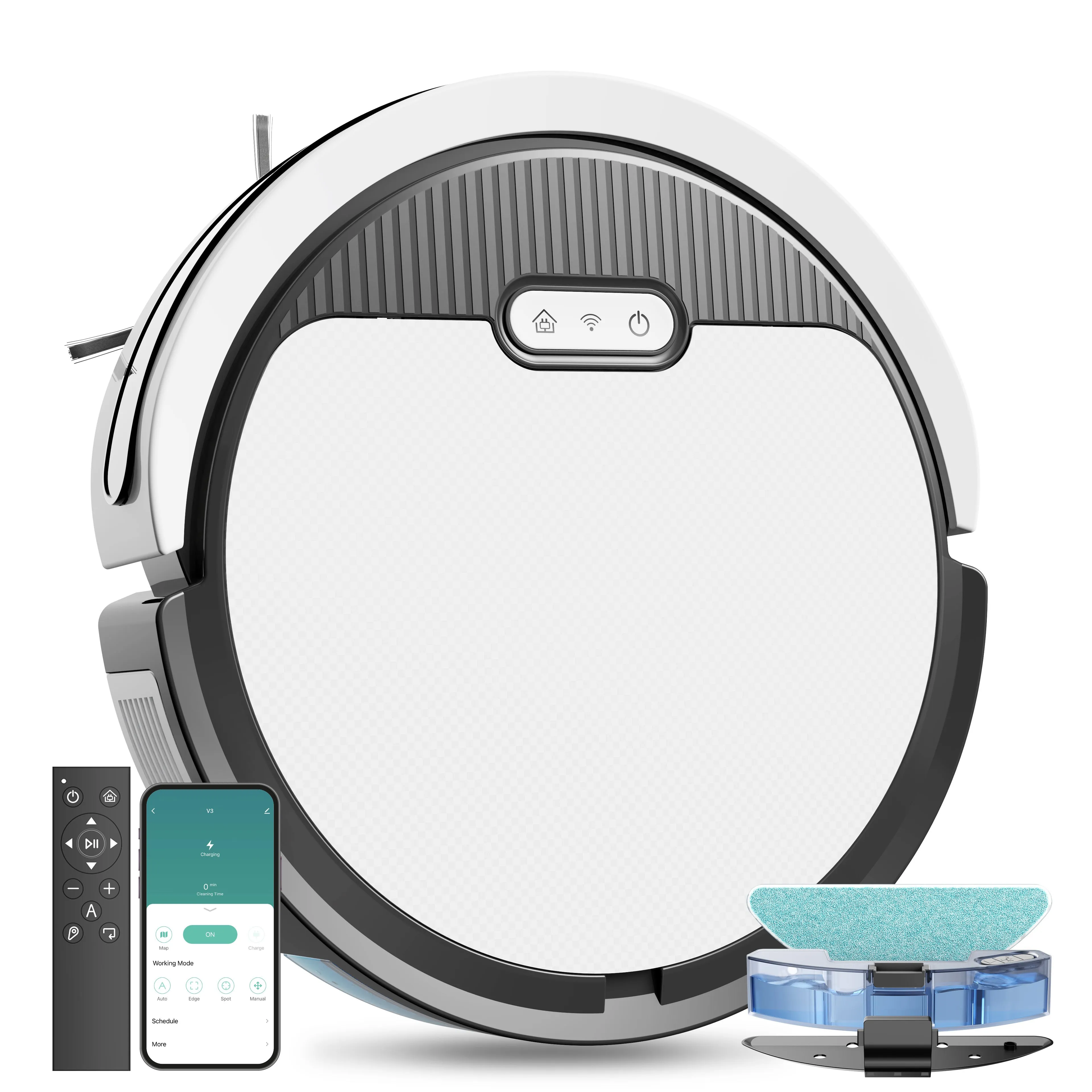 Robot Vacuum & Mop | 3-in-1 Smart Cleaner | 5000Pa Suction & Self-Charging