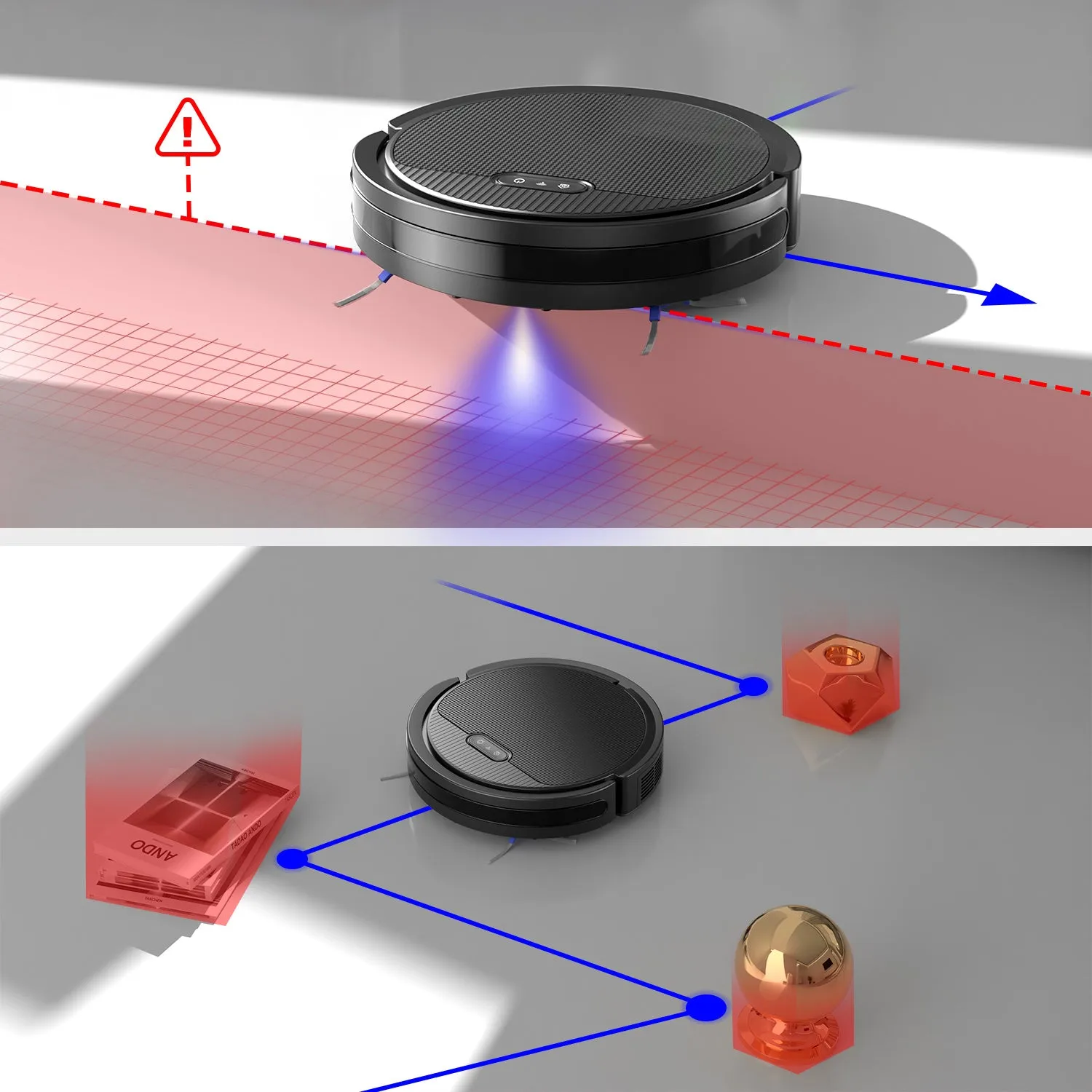 Robot Vacuum & Mop | 3-in-1 Smart Cleaner | 5000Pa Suction & Self-Charging