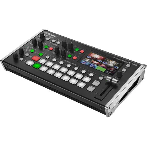 Roland V-8HD Video Switcher Bundle: Includes AKG K-240 Pro Headphones & 10-Pack Straps for Pro-Grade Production