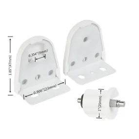 Rollerhouse Window Roller Blinds/Shade  Brackets for  Motorized Roller Blind/Shade 25mm-45mm Blinds Bracket