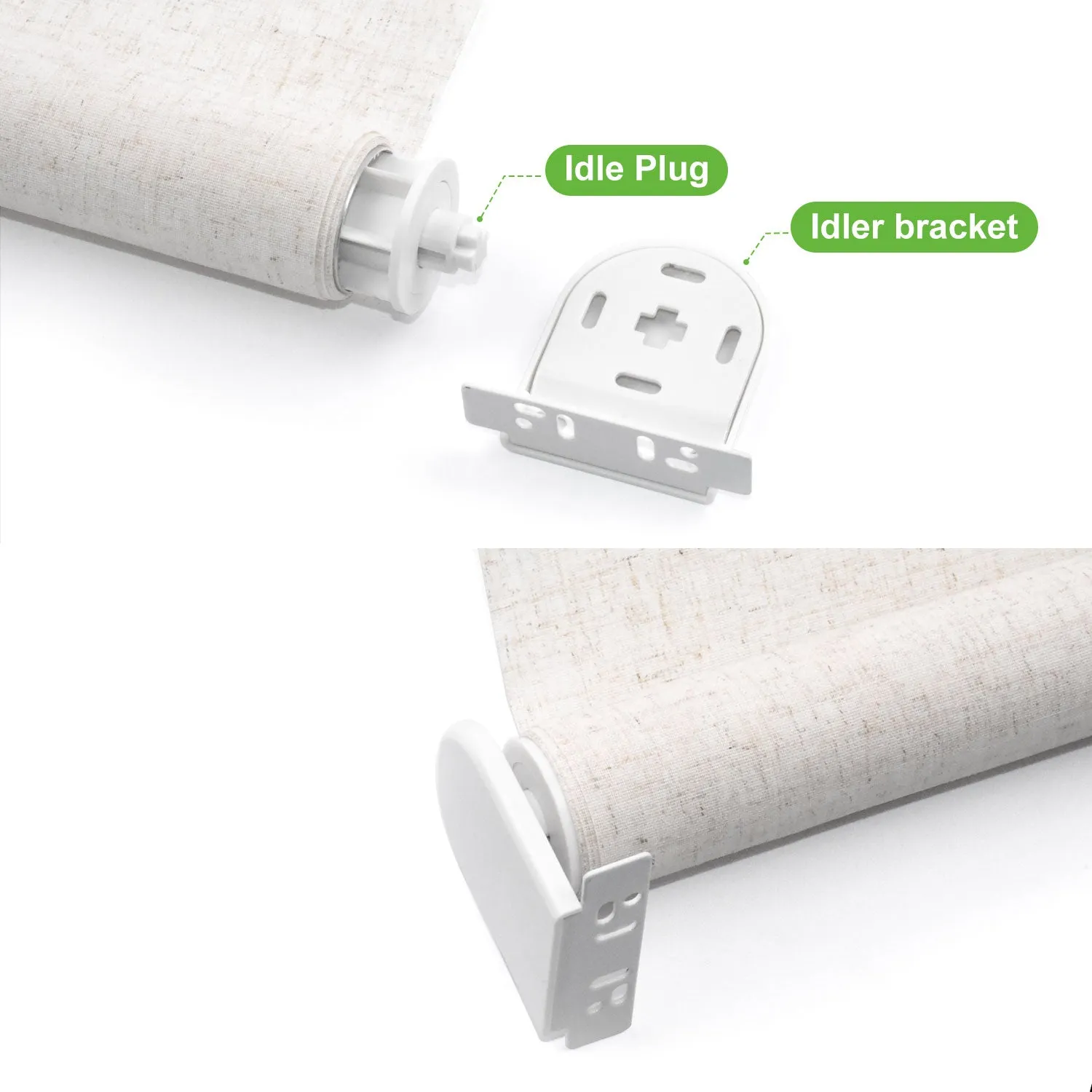Rollerhouse Window Roller Blinds/Shade  Brackets for  Motorized Roller Blind/Shade 25mm-45mm Blinds Bracket