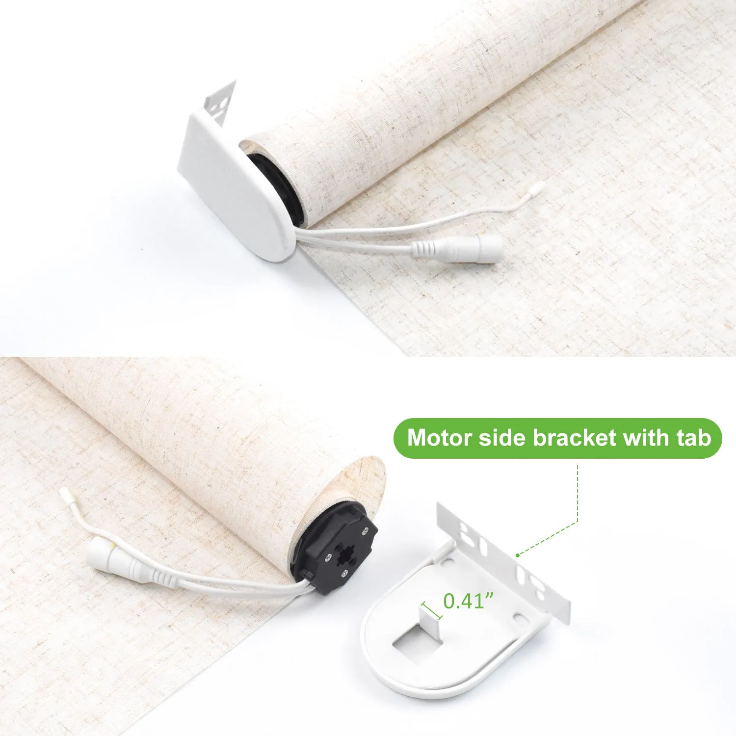 Rollerhouse Window Roller Blinds/Shade  Brackets for  Motorized Roller Blind/Shade 25mm-45mm Blinds Bracket