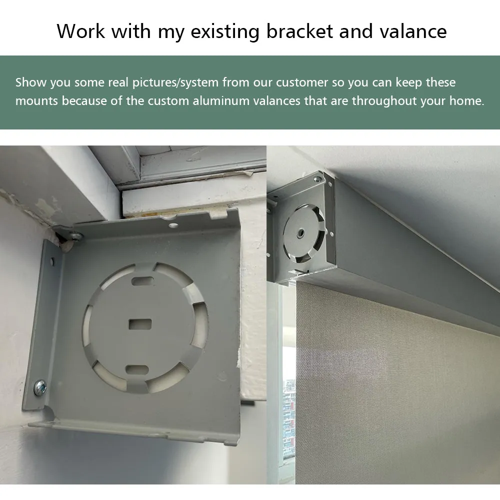 Rollerhouse Window Roller Blinds/Shade  Brackets for  Motorized Roller Blind/Shade 25mm-45mm Blinds Bracket
