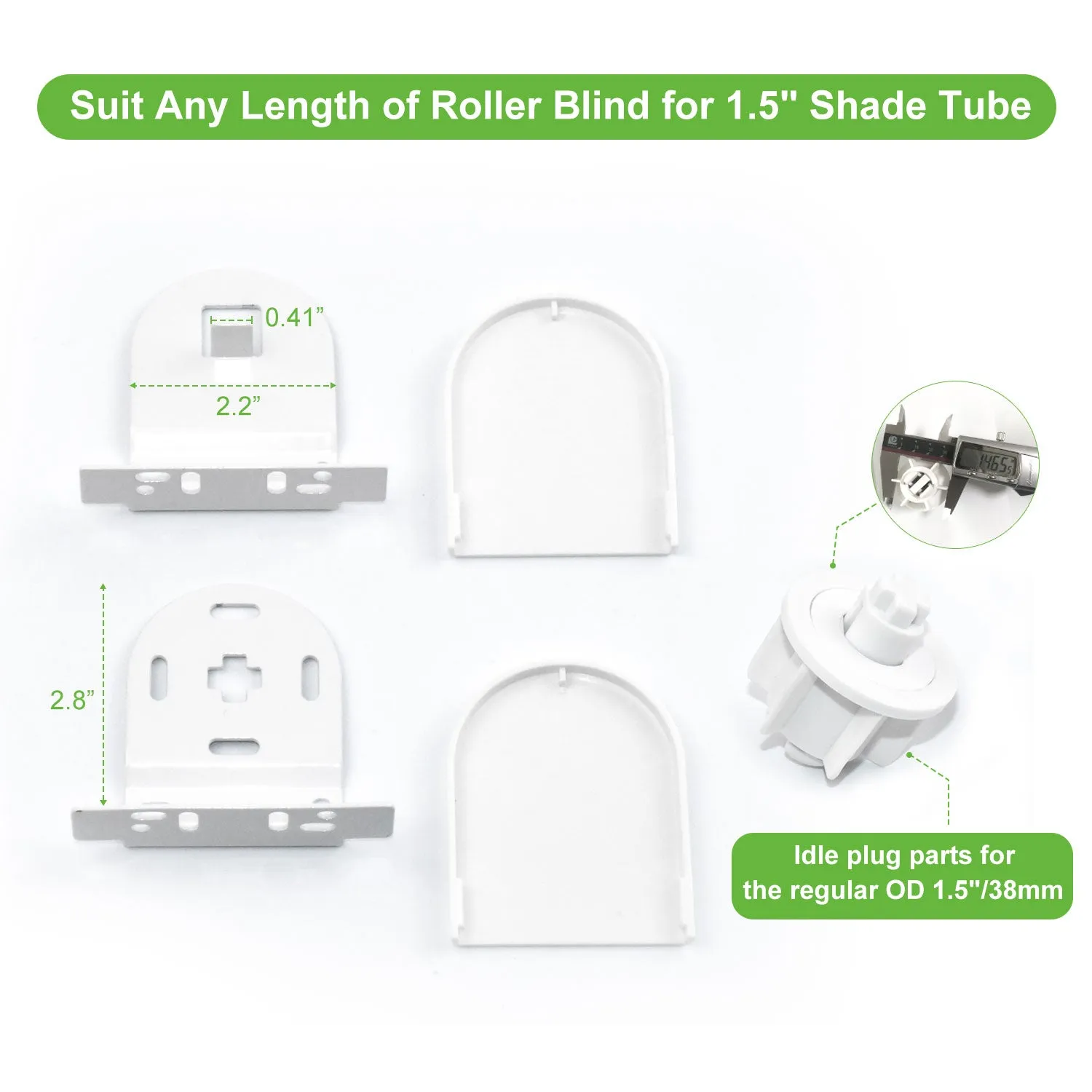 Rollerhouse Window Roller Blinds/Shade  Brackets for  Motorized Roller Blind/Shade 25mm-45mm Blinds Bracket