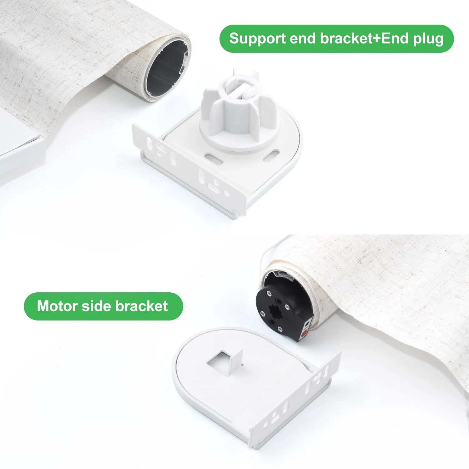Rollerhouse Window Roller Blinds/Shade  Brackets for  Motorized Roller Blind/Shade 25mm-45mm Blinds Bracket