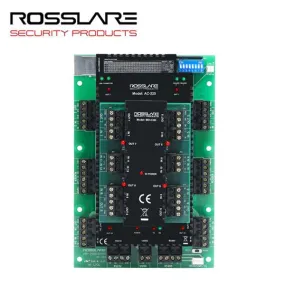 Rosslare - AC225IP - Expandable Networked Access Control - PCBA Only - 2 Readers - TCP/IP - 30K Users - 20K Event History - 12VDC