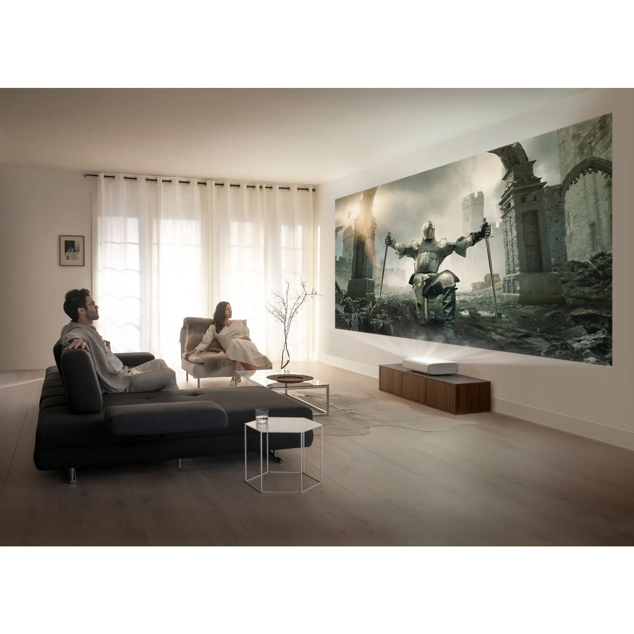 Samsung 120 Laser Projector (SP-LSP7TFAXZC) - White