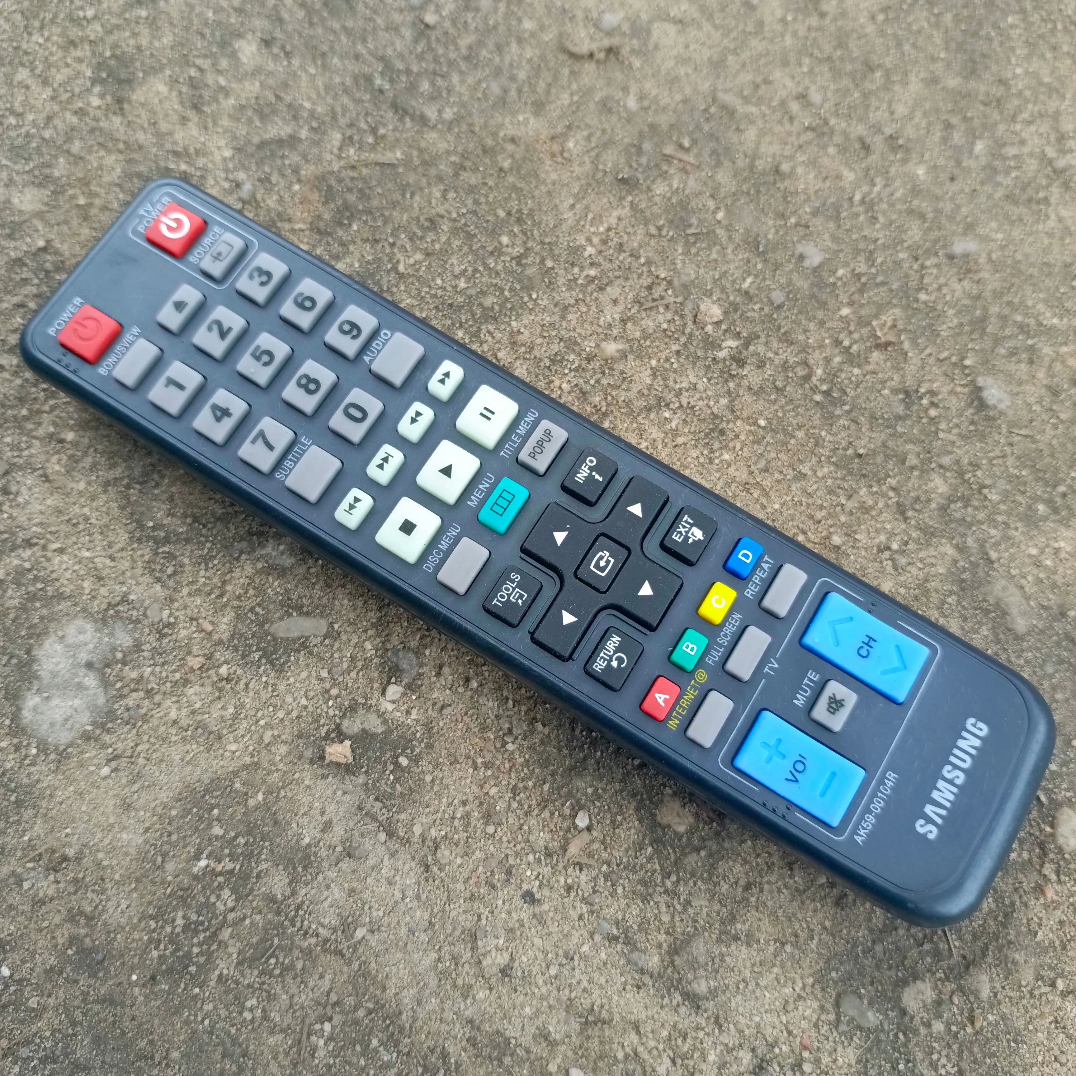 Samsung 3D Blu-ray DVD Player Remote Control (AK59-00104R)- Brand New