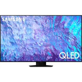 Samsung 85" QLED FALD 4K Smart TV (QN85Q80CAFXZC) - Black
