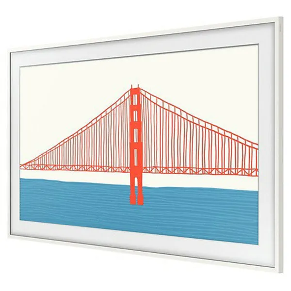 Samsung The Frame 50" Customisable Modern Bezel TV Frame - White | VG-SCFA50WTBXC