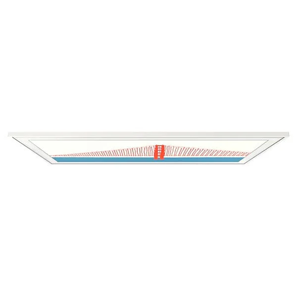 Samsung The Frame 50" Customisable Modern Bezel TV Frame - White | VG-SCFA50WTBXC