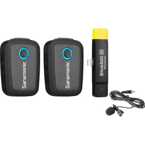 Saramonic Blink 500 B4 (RXDi TX TX) 2.4G Wireless Microphone Kit for iOS Devices