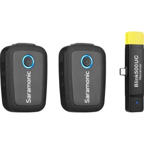 Saramonic Blink 500 B6 (TX TX RXUC) 2.4G Wireless Microphone System for USB-C Devices