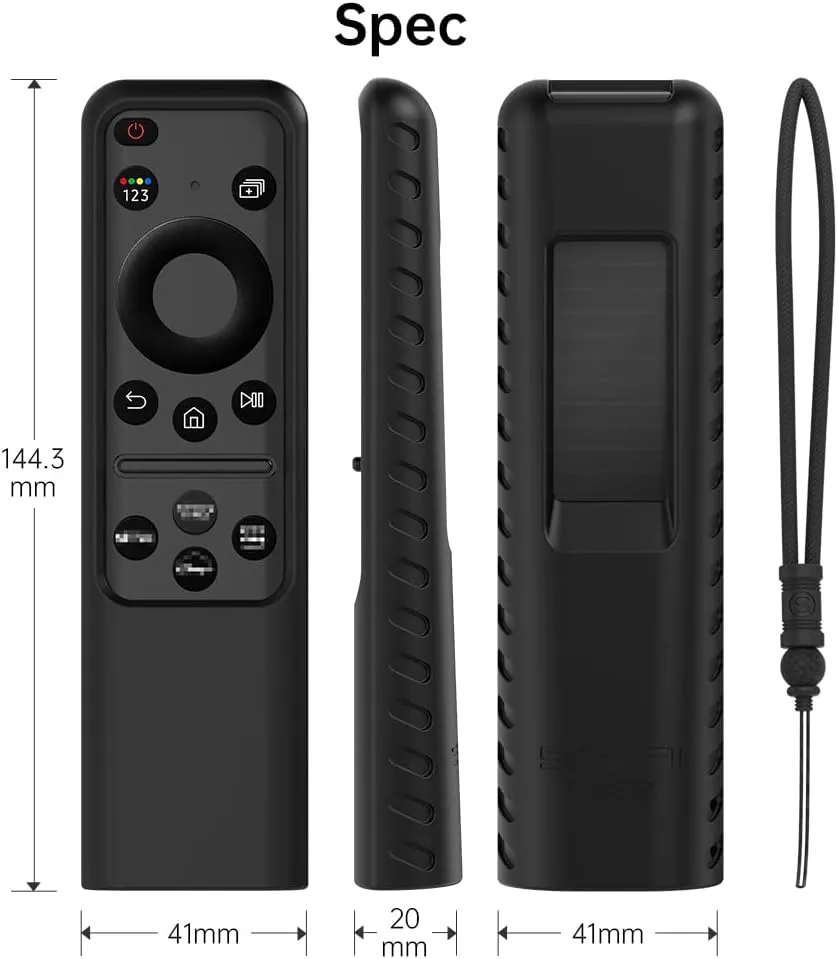 SIKAI CASE Samsung Remote cover designed for New 2023/2024 Samsung SolarCell TV Remote TM2360E/TM2361E 2023 S95D TV