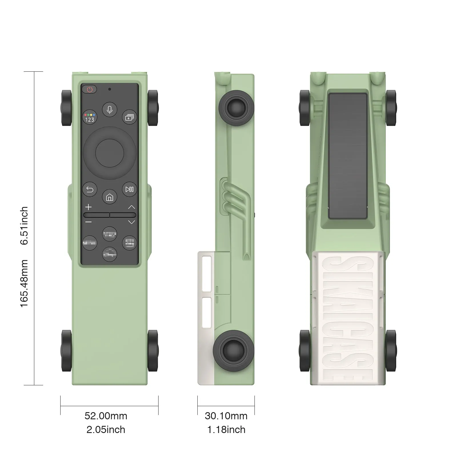 SIKAI Retro Car Shape Silicone Protective Case for Samsung Remote Control BN59-01386C BN68-13841G Smart TV Remote Dustproof Cover for TM2180E