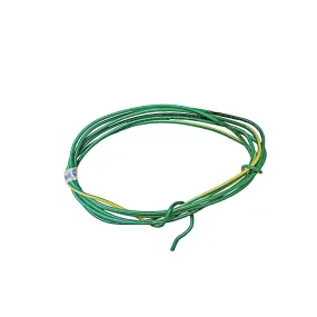 Single Core Cable 00.60mm Yellow Green Meters