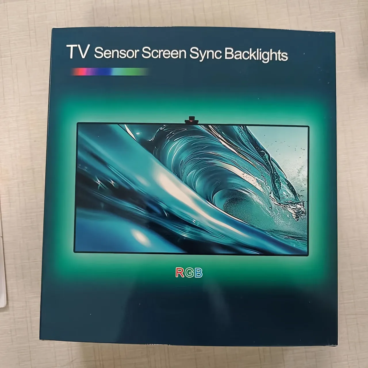 Smart Led Tv Backlight Kit With Ar Sensor - 3.81meter To 5.0meter, Usb Powered, App & Music Sync, For 139.7-215.9cm Tvs And Monitors