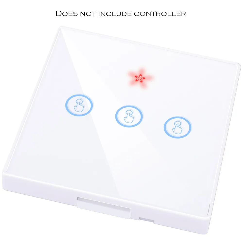 SMATRUL smart Wireless touch Switch Light RF Remote Control Glass Screen 1 2 3 gang Wall Panel button 110V 220 Receiver led Lamp