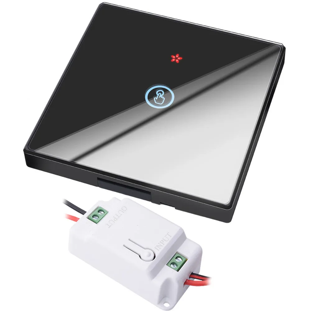 SMATRUL smart Wireless touch Switch Light RF Remote Control Glass Screen 1 2 3 gang Wall Panel button 110V 220 Receiver led Lamp
