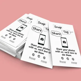 Social Media tag and share business cards