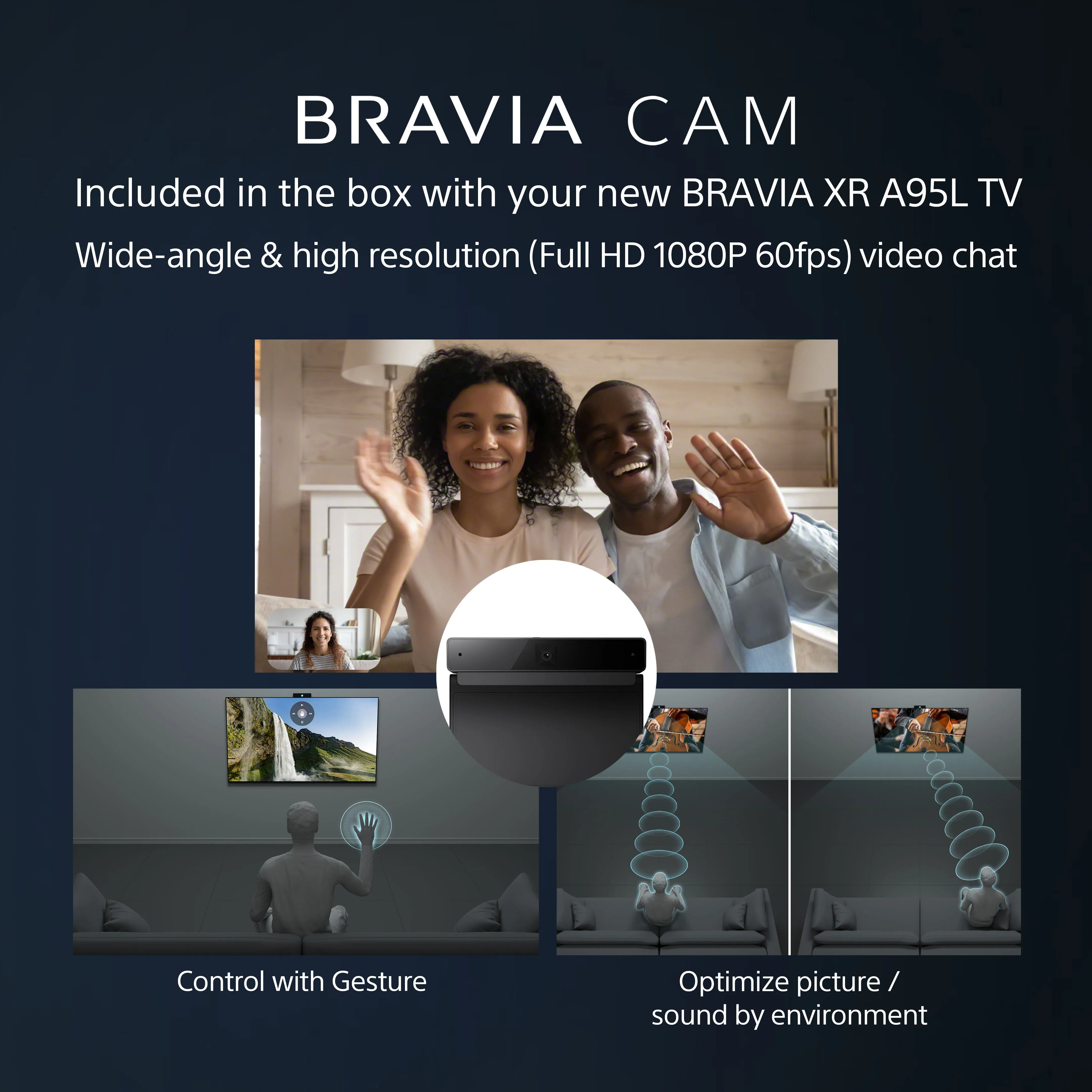 Sony XR65A95LU 65 Inch A95L 4K UHD HDR Google Smart Bravia TV