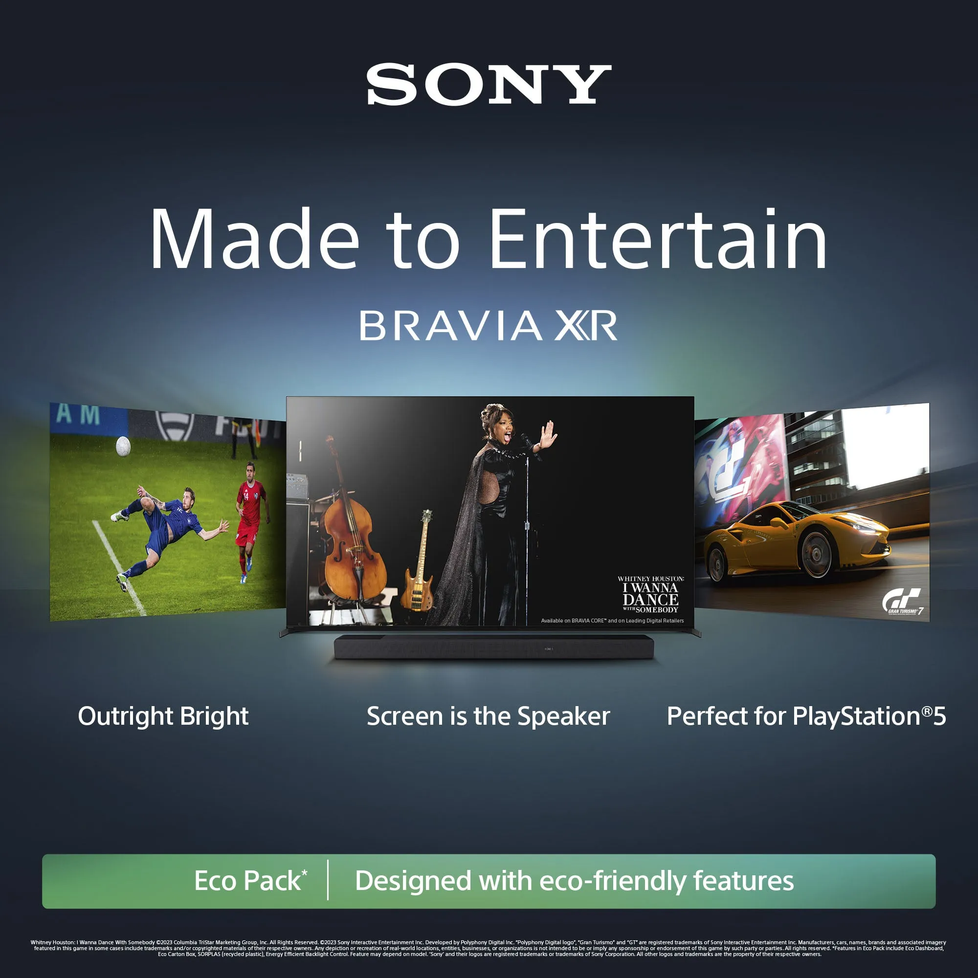 Sony XR65A95LU 65 Inch A95L 4K UHD HDR Google Smart Bravia TV