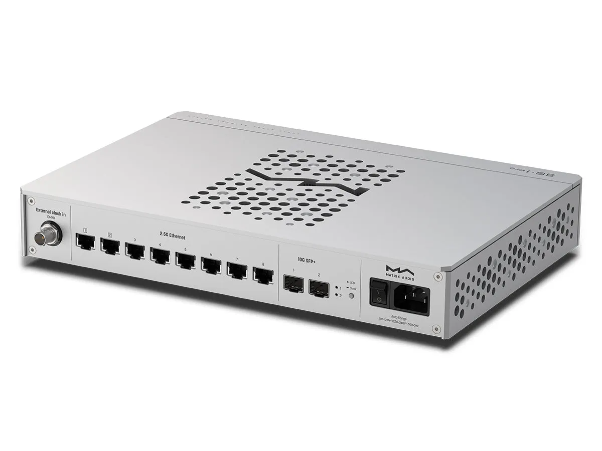 Pro Audio Grade SS-1 Network Switch for Superior Sound Performance