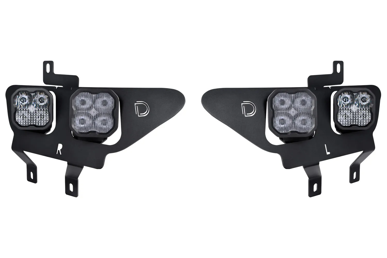 SS3 LED Fog Pocket Kit for 2021-2022 Ford F-150, Yellow Max Diode Dynamics