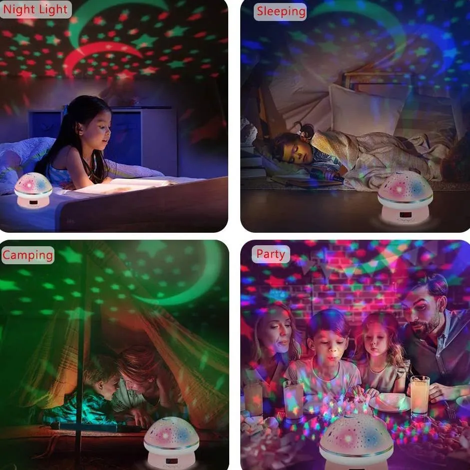 Star Projector Night Light for Kids