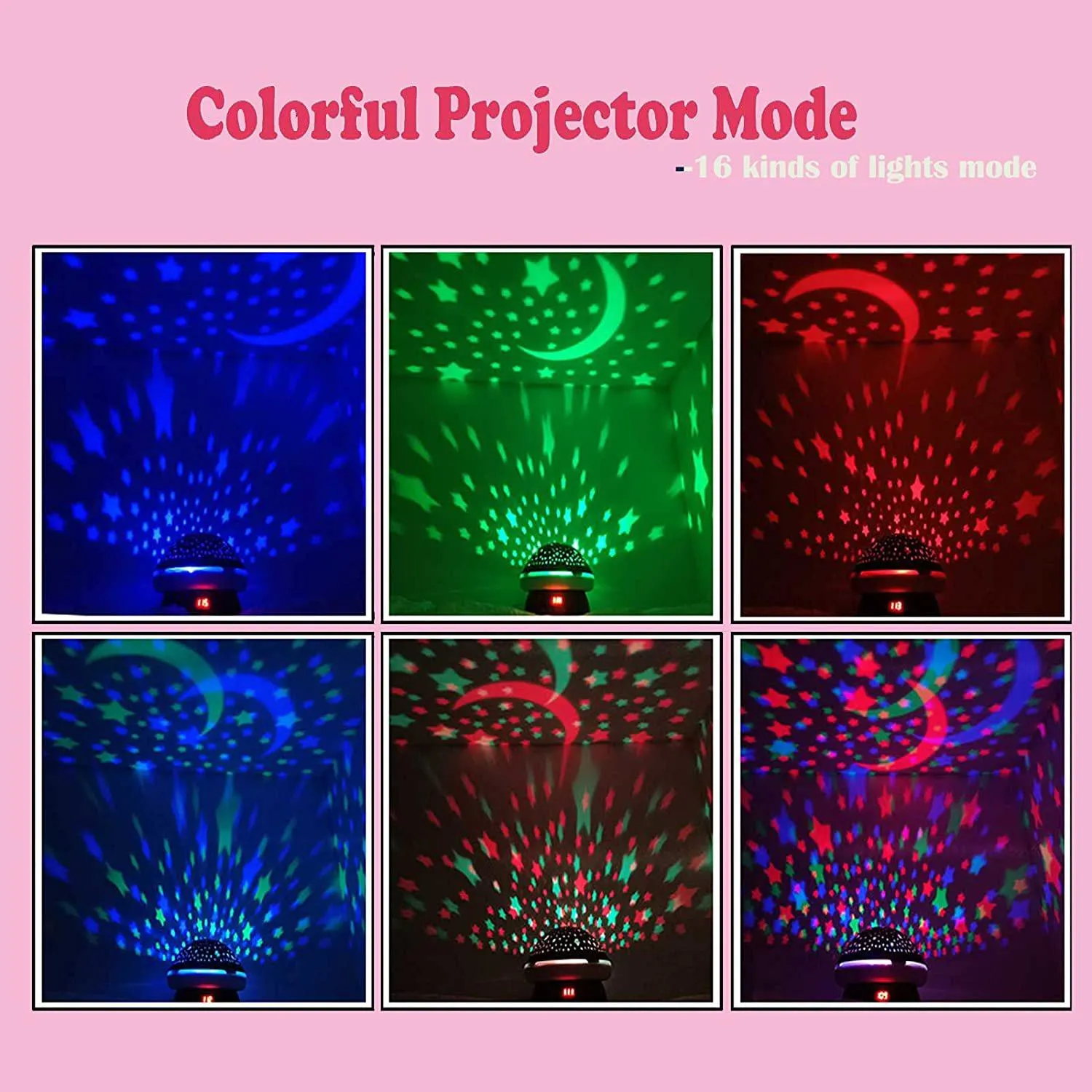 Star Projector Night Light for Kids