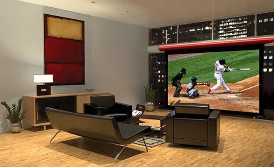 Stewart Filmscreen Cabaret Retractable, BC 120" (46.25x110.75) Cinemascope [2.40:1] CAB120CST10