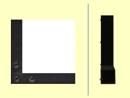 Stewart Filmscreen Deluxe WallScreen Fixed Frame 110" (54" X96") HDTV [16:9] WSDQ110HFHG5EZMX