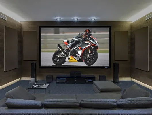 Stewart Filmscreen Deluxe WallScreen Fixed Frame 110" (54" X96") HDTV [16:9] WSDQ110HFHG5EZMX