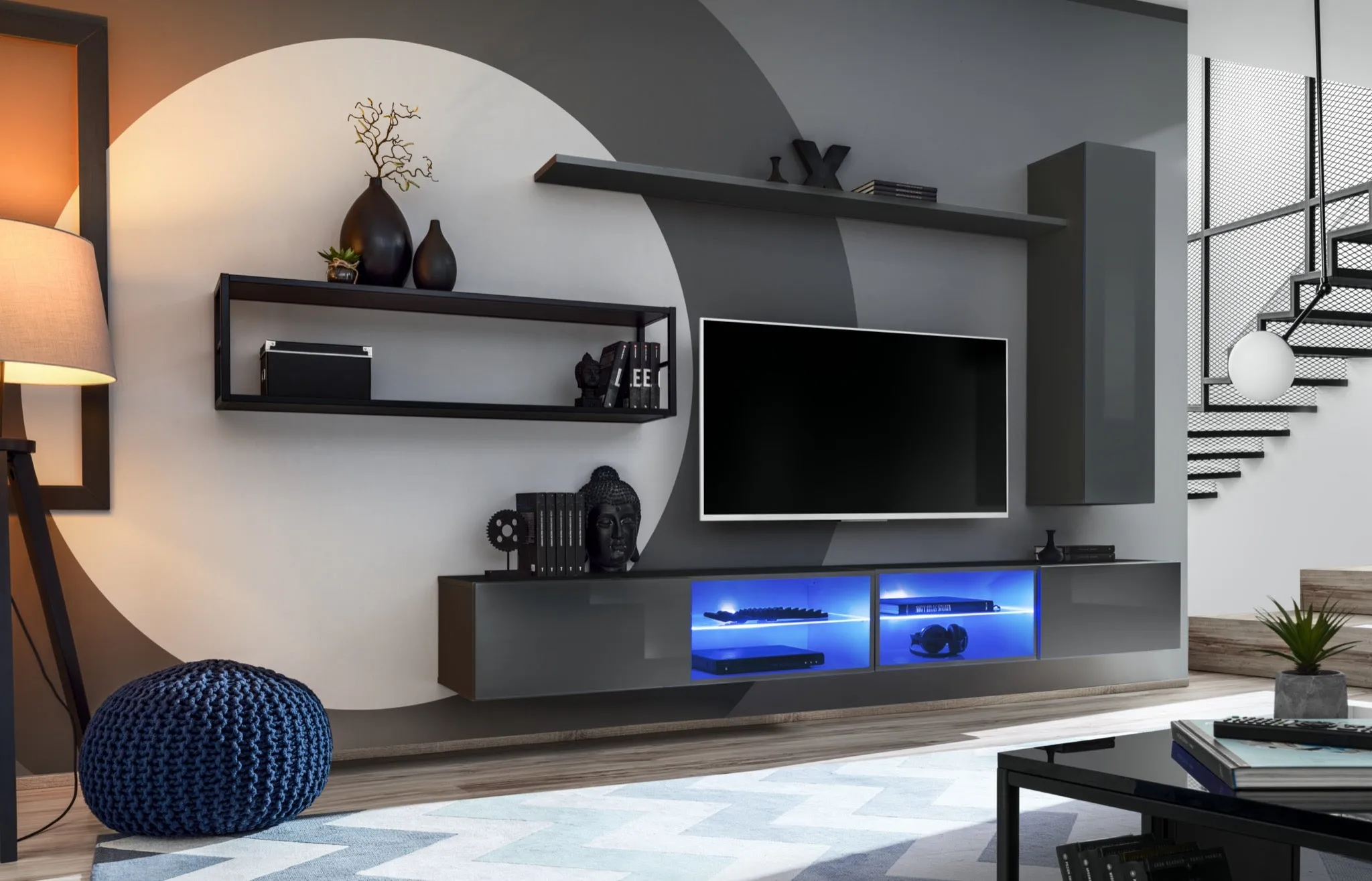 Switch Metal IV Entertainment Unit For TVs Up To 75"