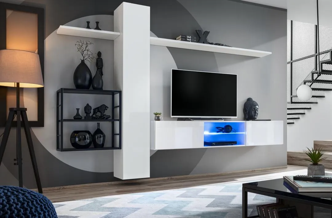 Switch Metal V Entertainment Unit For TVs Up To 75"
