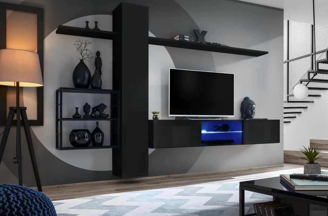 Switch Metal V Entertainment Unit For TVs Up To 75"