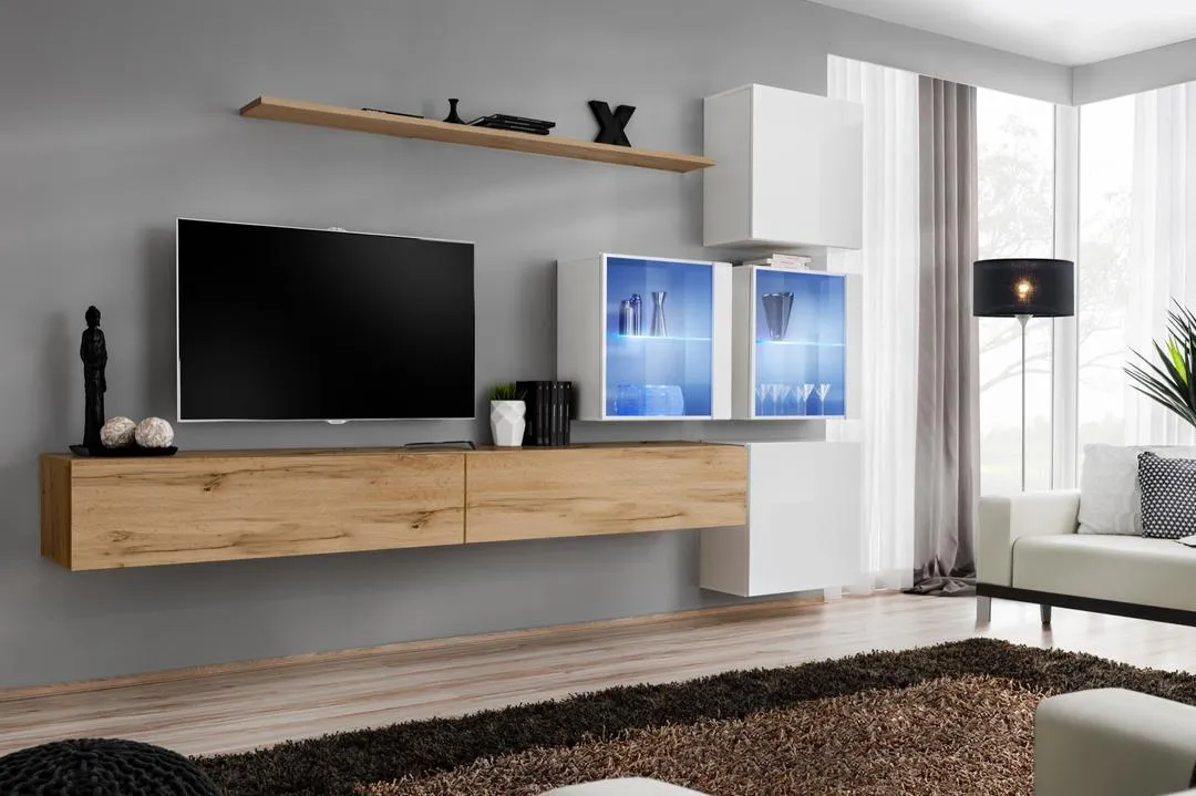Switch XIX Entertainment Unit For TVs Up To 75"