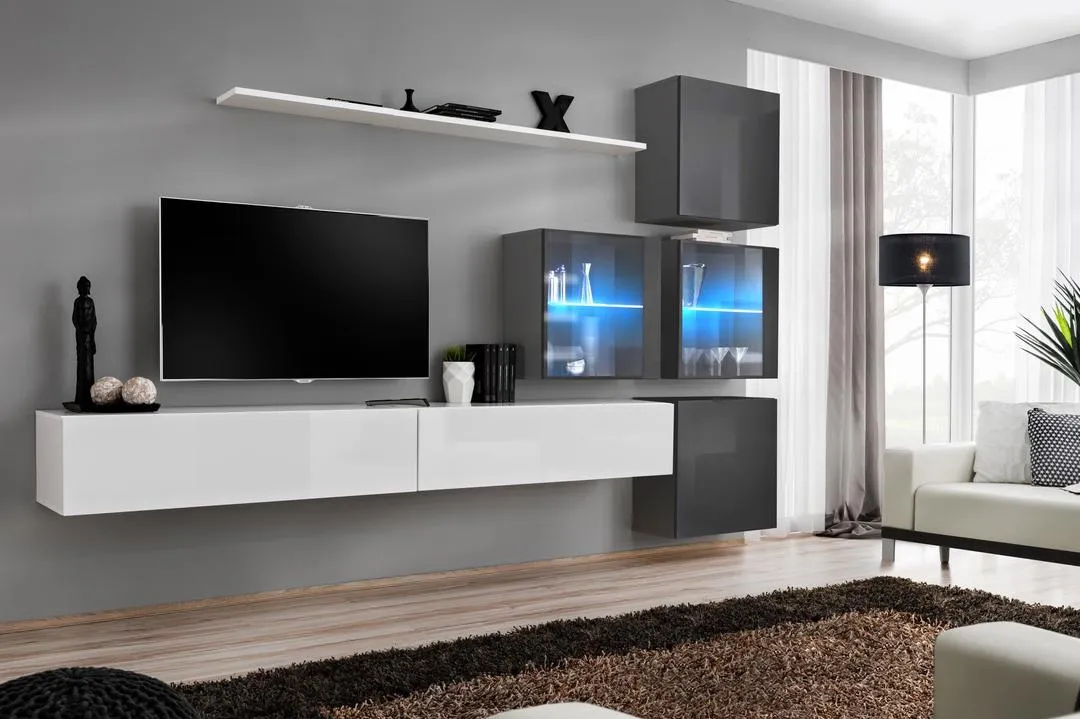 Switch XIX Entertainment Unit For TVs Up To 75"