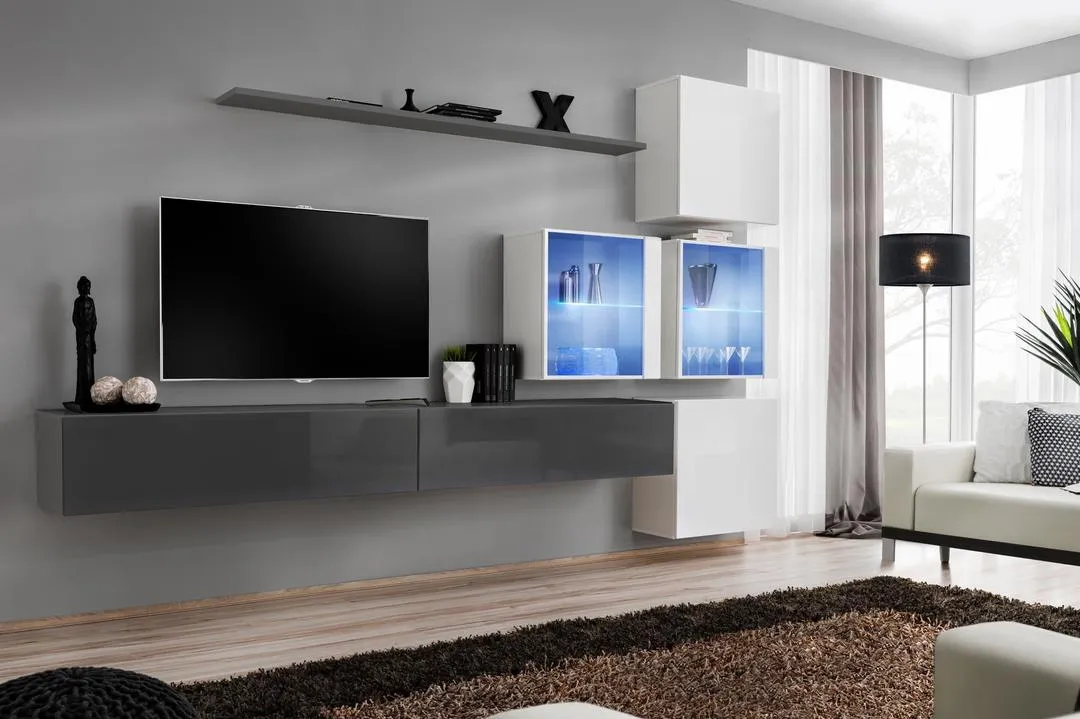 Switch XIX Entertainment Unit For TVs Up To 75"