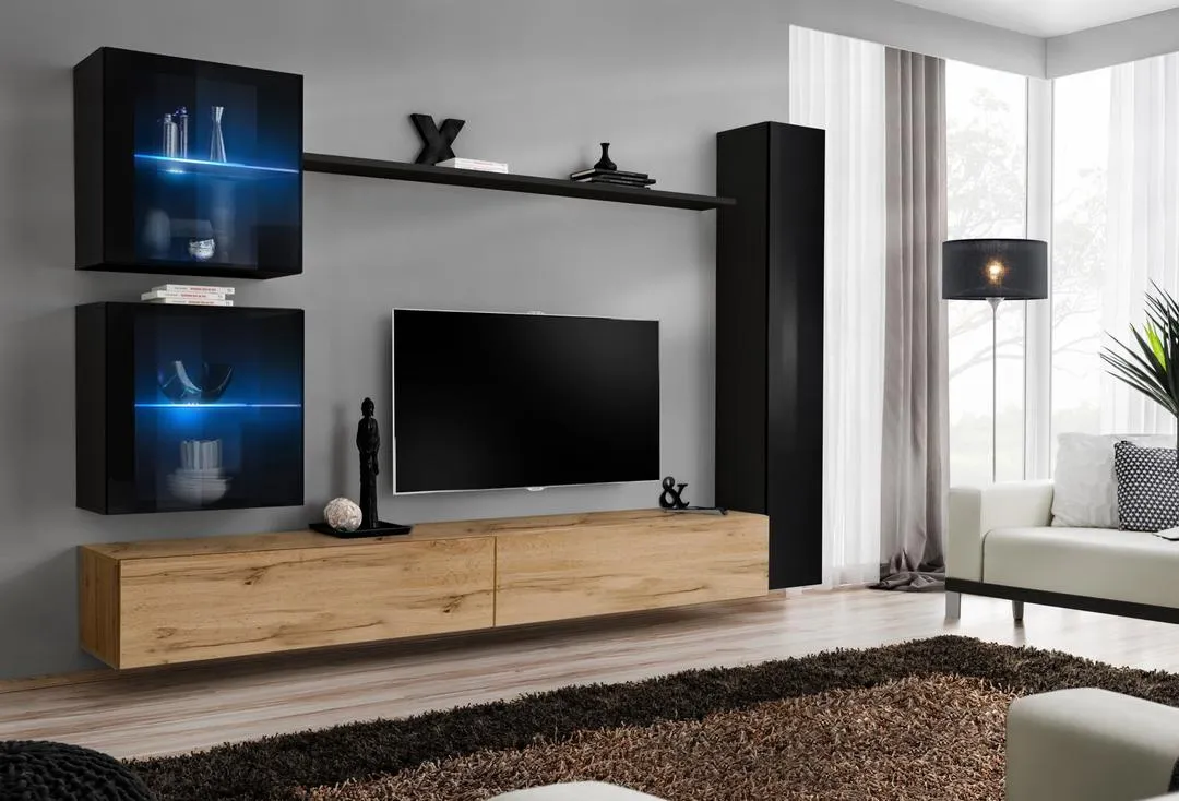 Switch XVIII Entertainment Unit For TVs Up To 75"