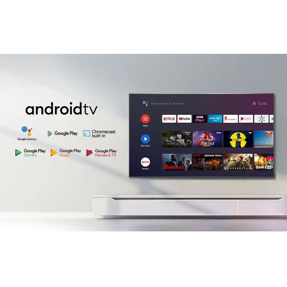 TCL 32S5400AFK 32 Inch S54K Frameless Full HD HDR Smart Android TV 2024