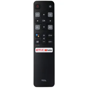 TCL Remote Control (RC802V FNR1) with Netflix and YouTube Keys - Black