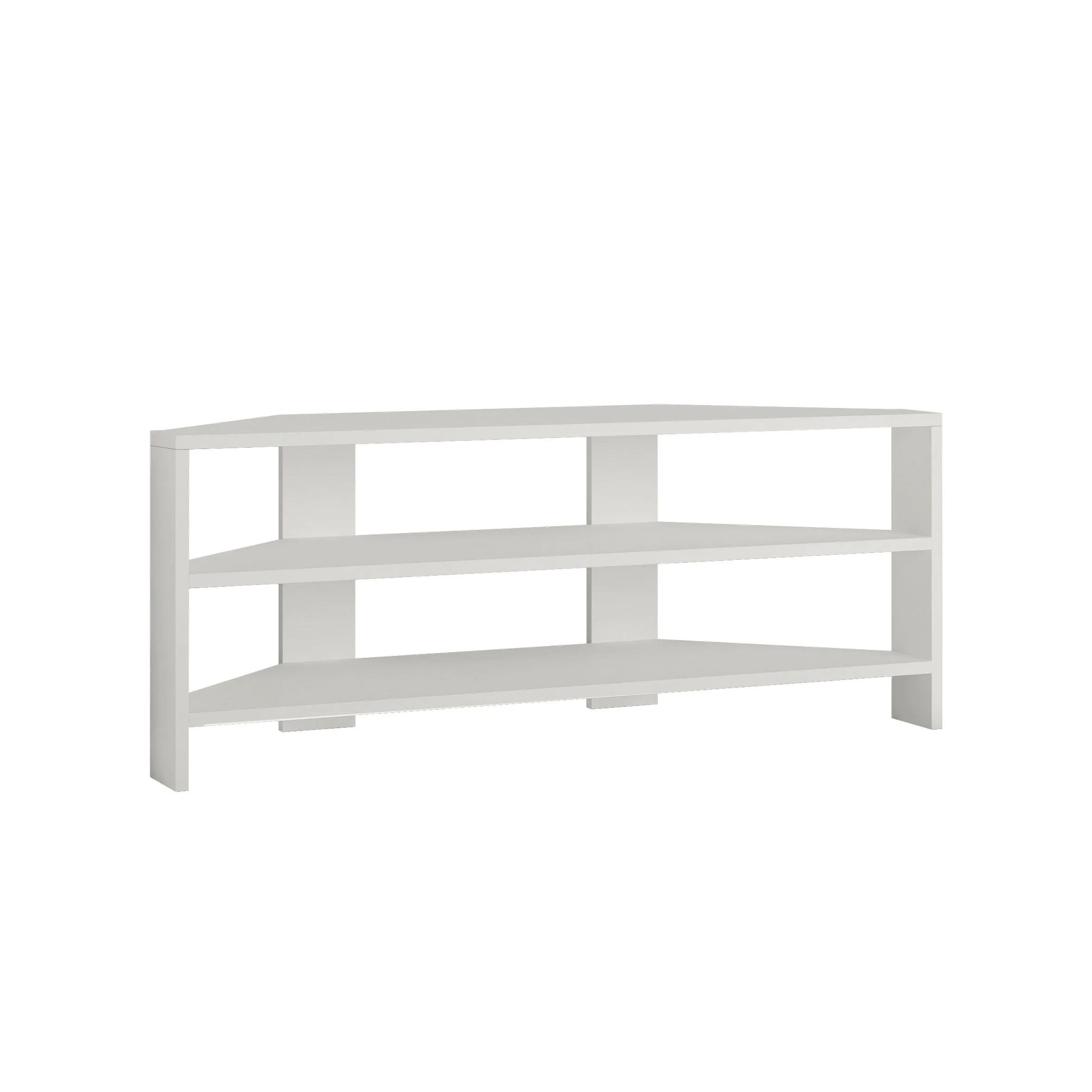 Thales Corner Modern TV Stand Multimedia Centre Corner 110cm