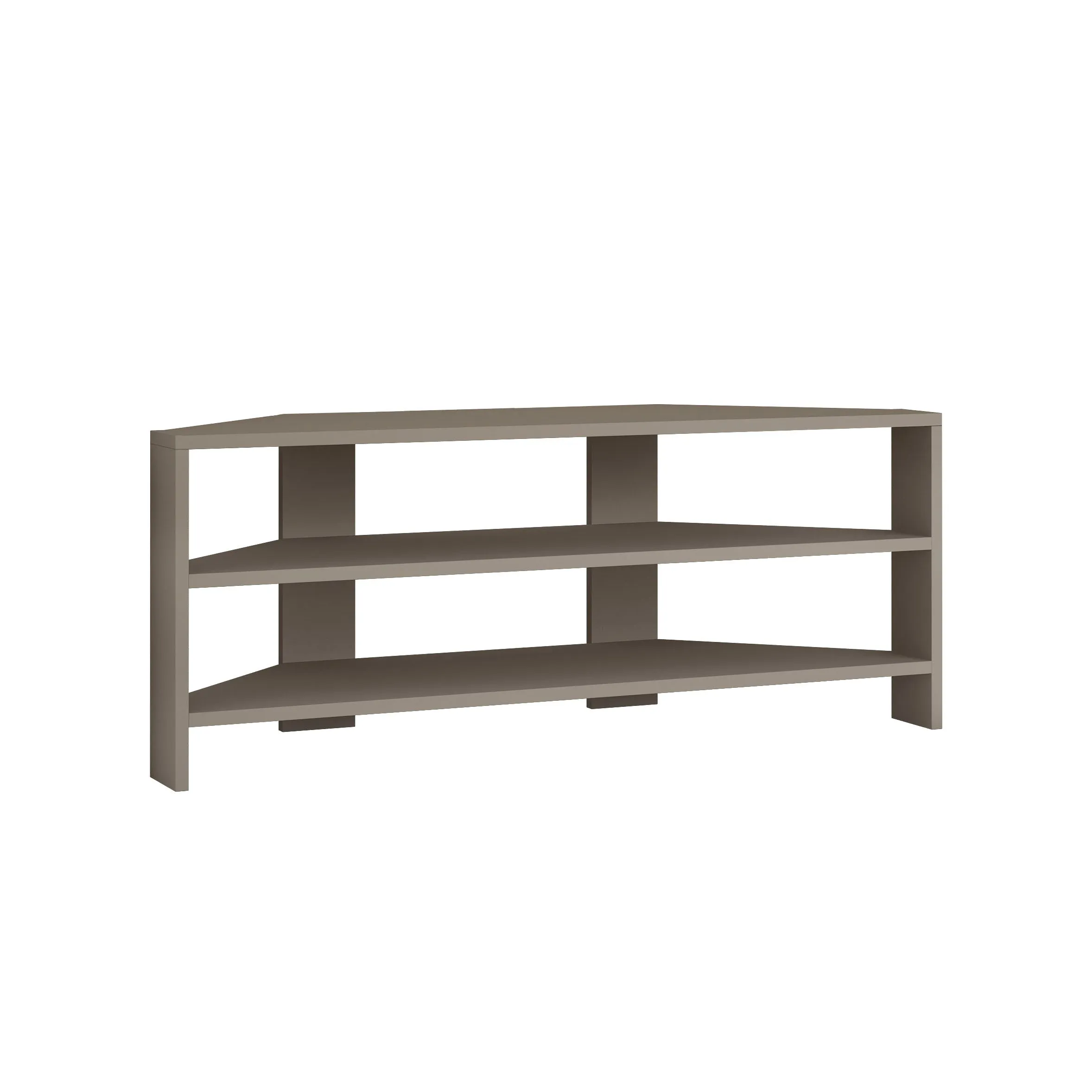 Thales Corner Modern TV Stand Multimedia Centre Corner 110cm
