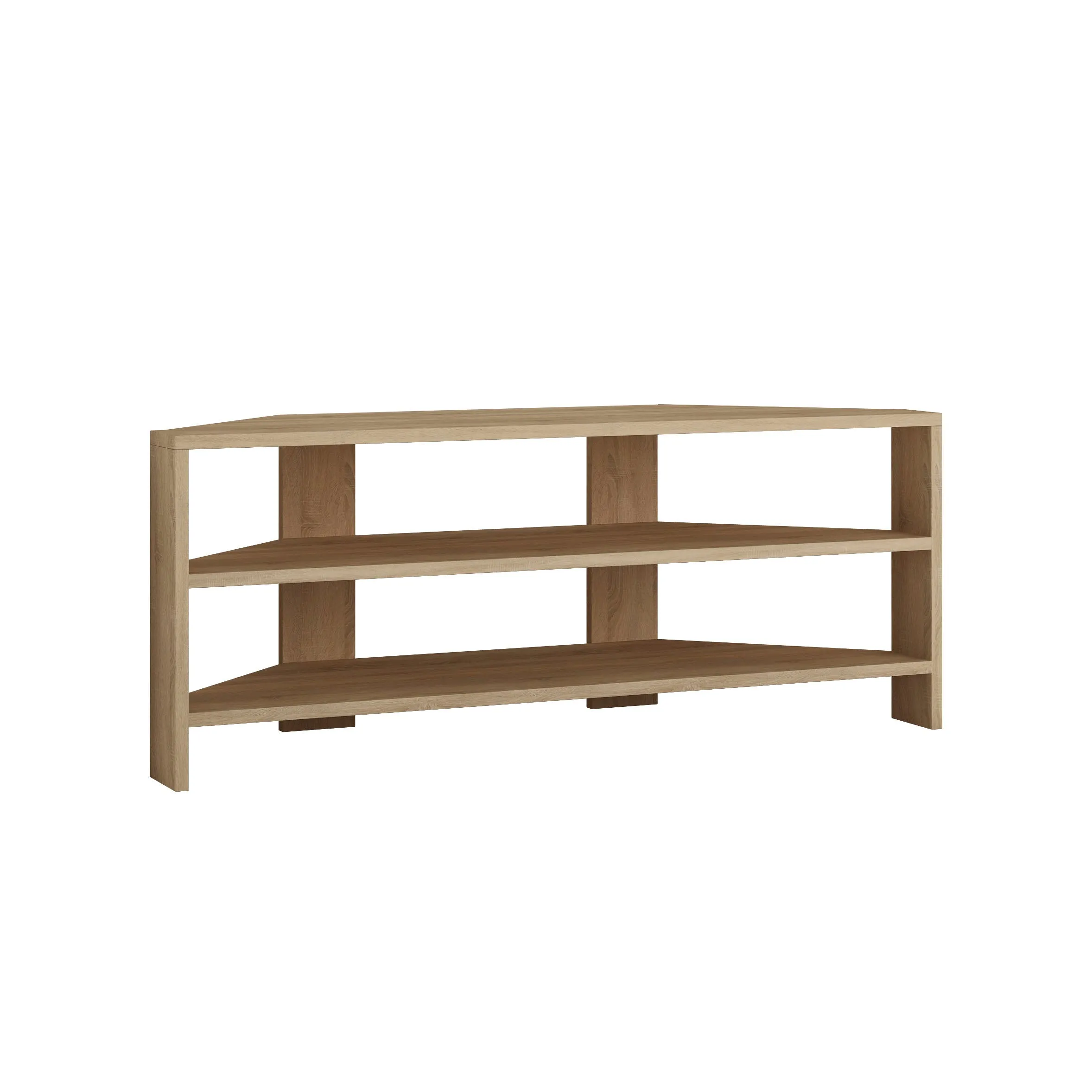 Thales Corner Modern TV Stand Multimedia Centre Corner 110cm