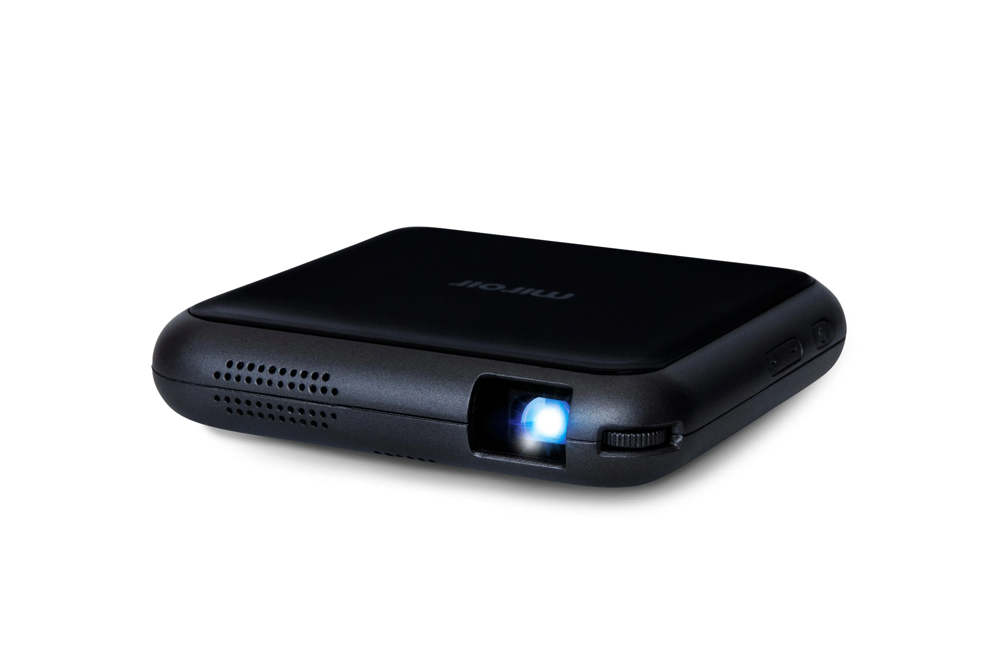 The Miroir M76 Wireless Portable Projector transforms any room into a portable home theater. Lightweight, portable, and battery-operated allows you to share your content anywhere with built-in WIFI.