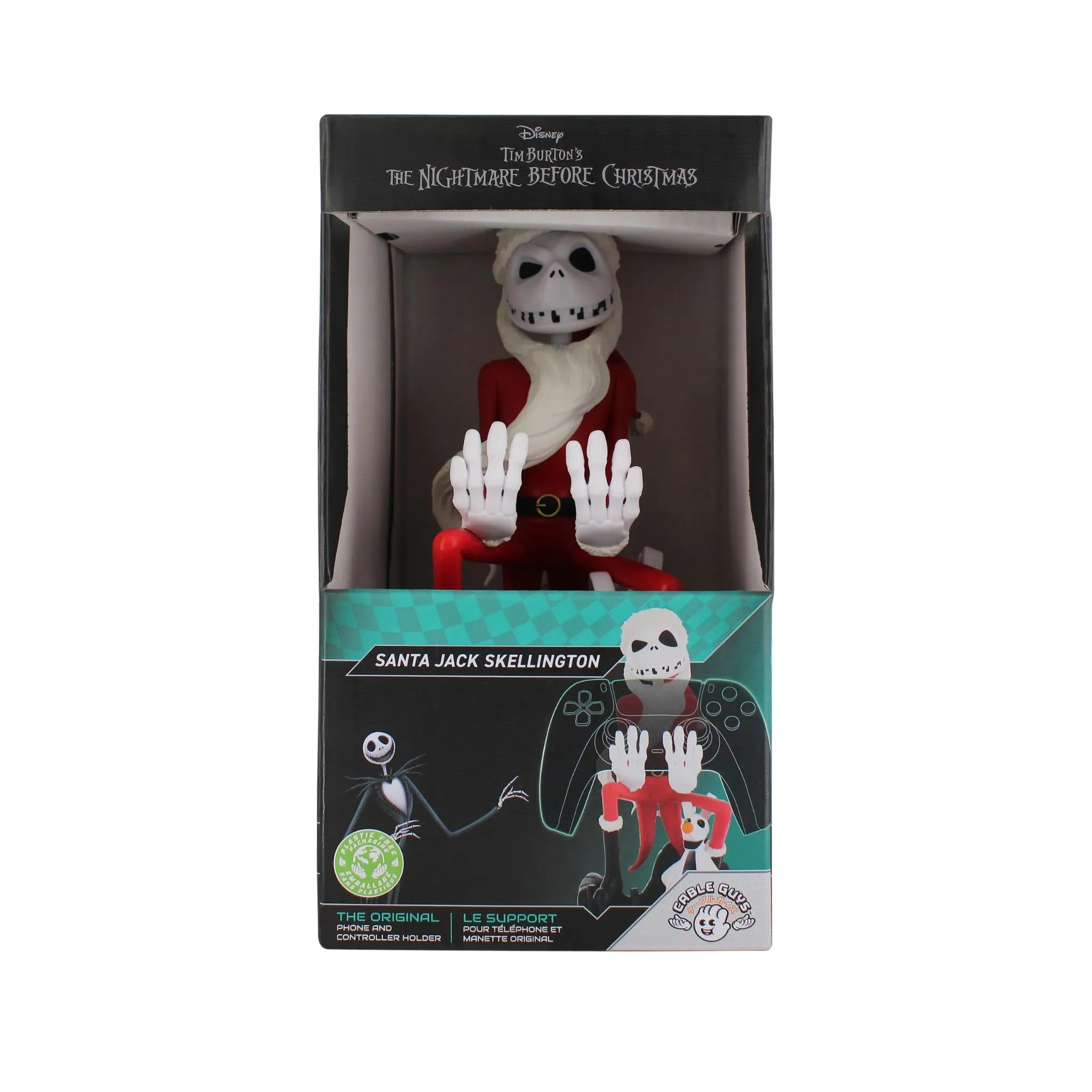 The Nightmare Before Christmas: Jack in Santa Suit Cable Guys Original Controller and Phone Holder