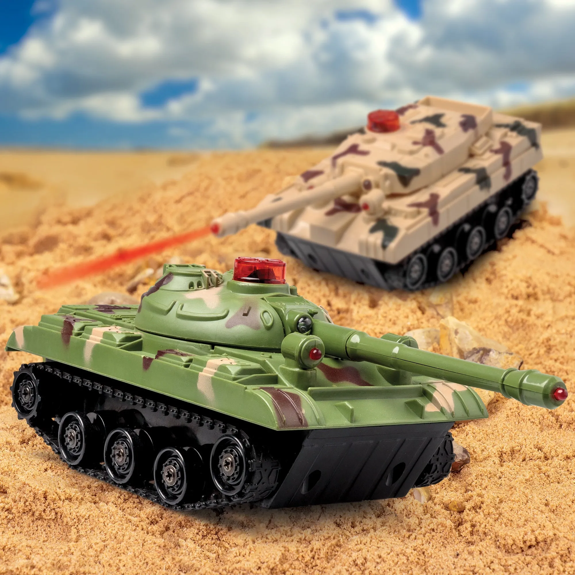 Tobar Zoom 2-Player Remote Control Battle Tanks