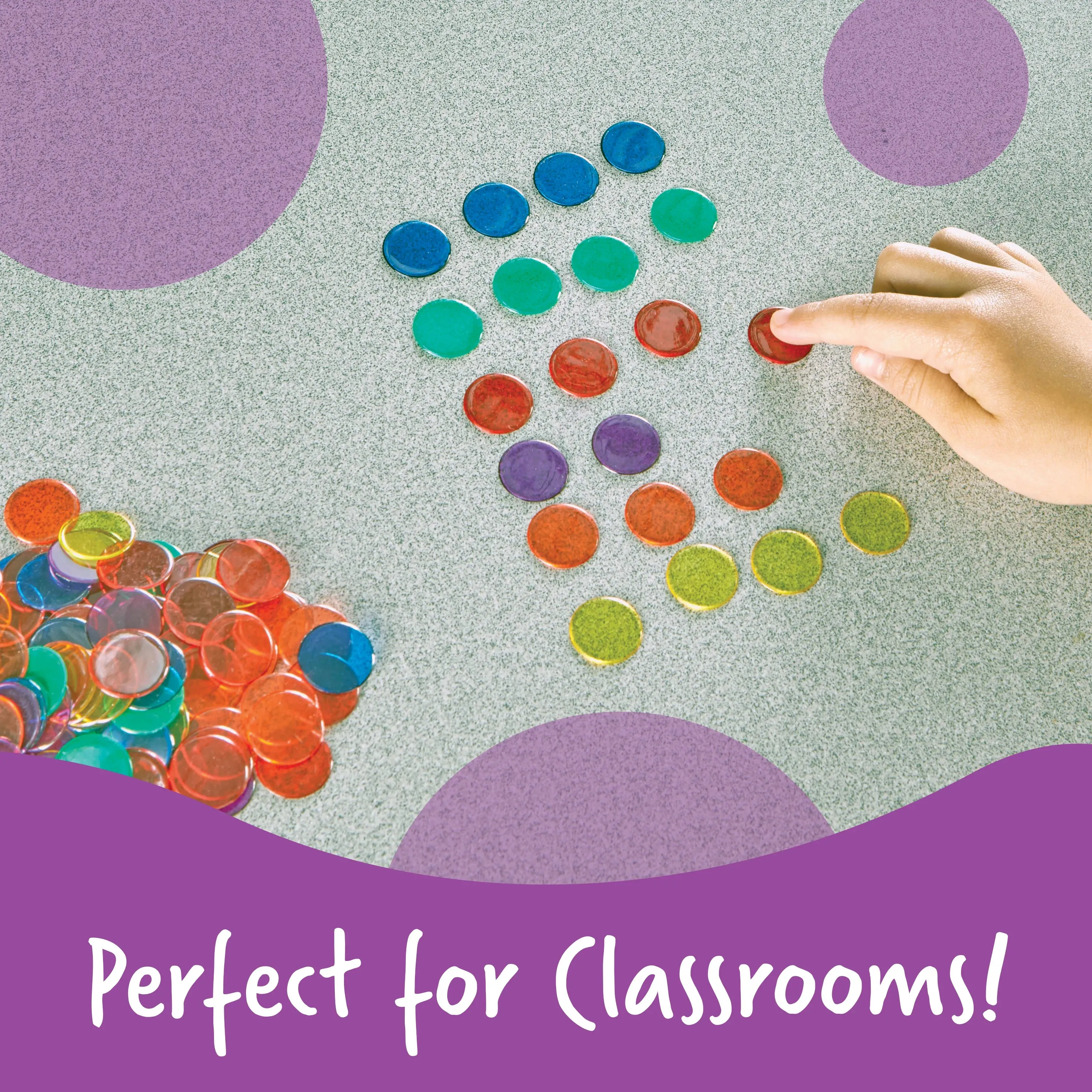 Transparent Counters, Set of 250