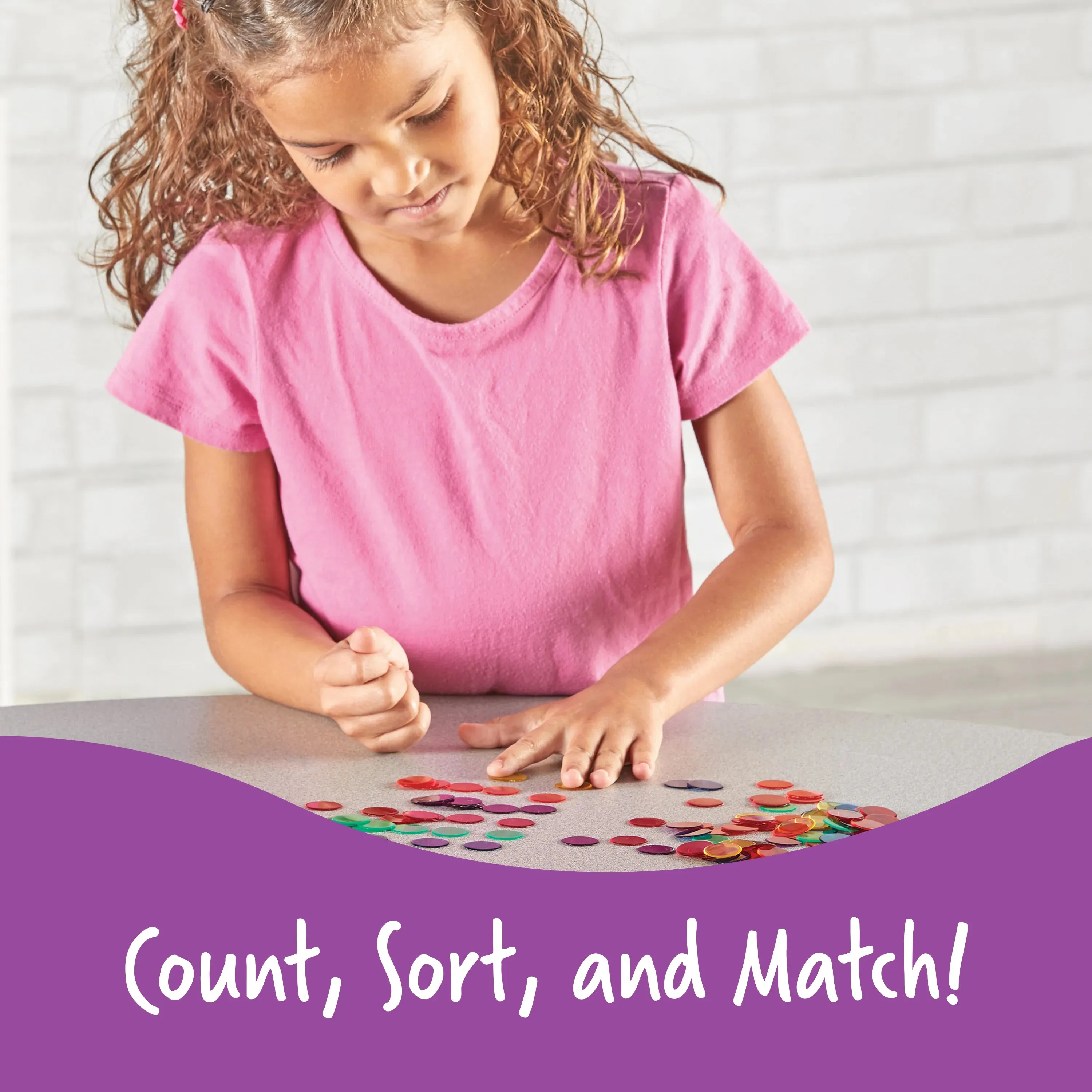 Transparent Counters, Set of 250